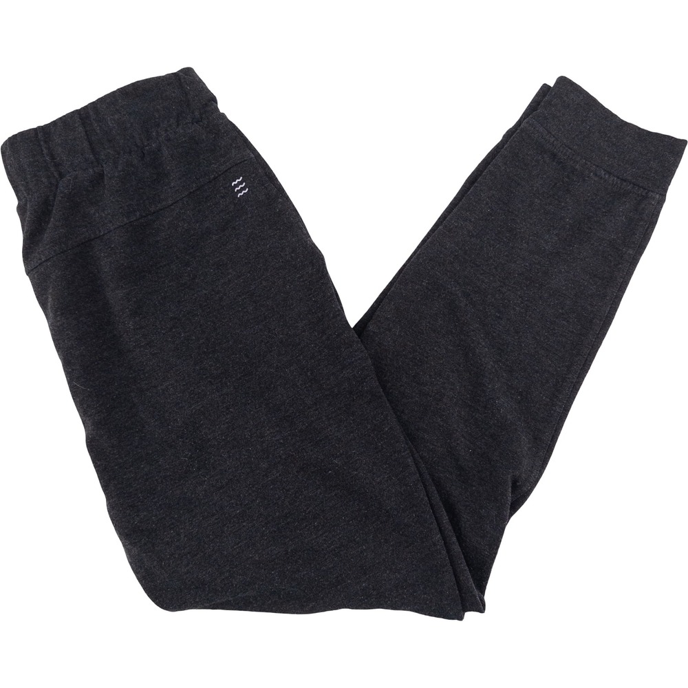 Free Fly Womens M Bamboo Fleece Joggers Charcoal Gray Tapered Pockets Athleisure